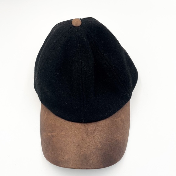 Crowncap Adjustable Ballcap with Leather Visor - Picture 2 of 8